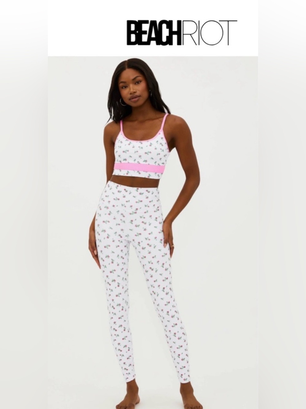 Beach Riot Piper Legging Peony Blossom 🌸 Size Small